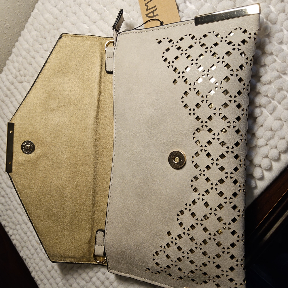 New Ampere Creations Beige  The Ana Laser Cute Messenger - Picture 8 of 12